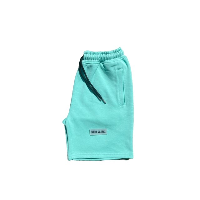 Unique designer boys green shorts perfect for summer and winter holidays. Boys shorts with drawstring waist and side pocket.