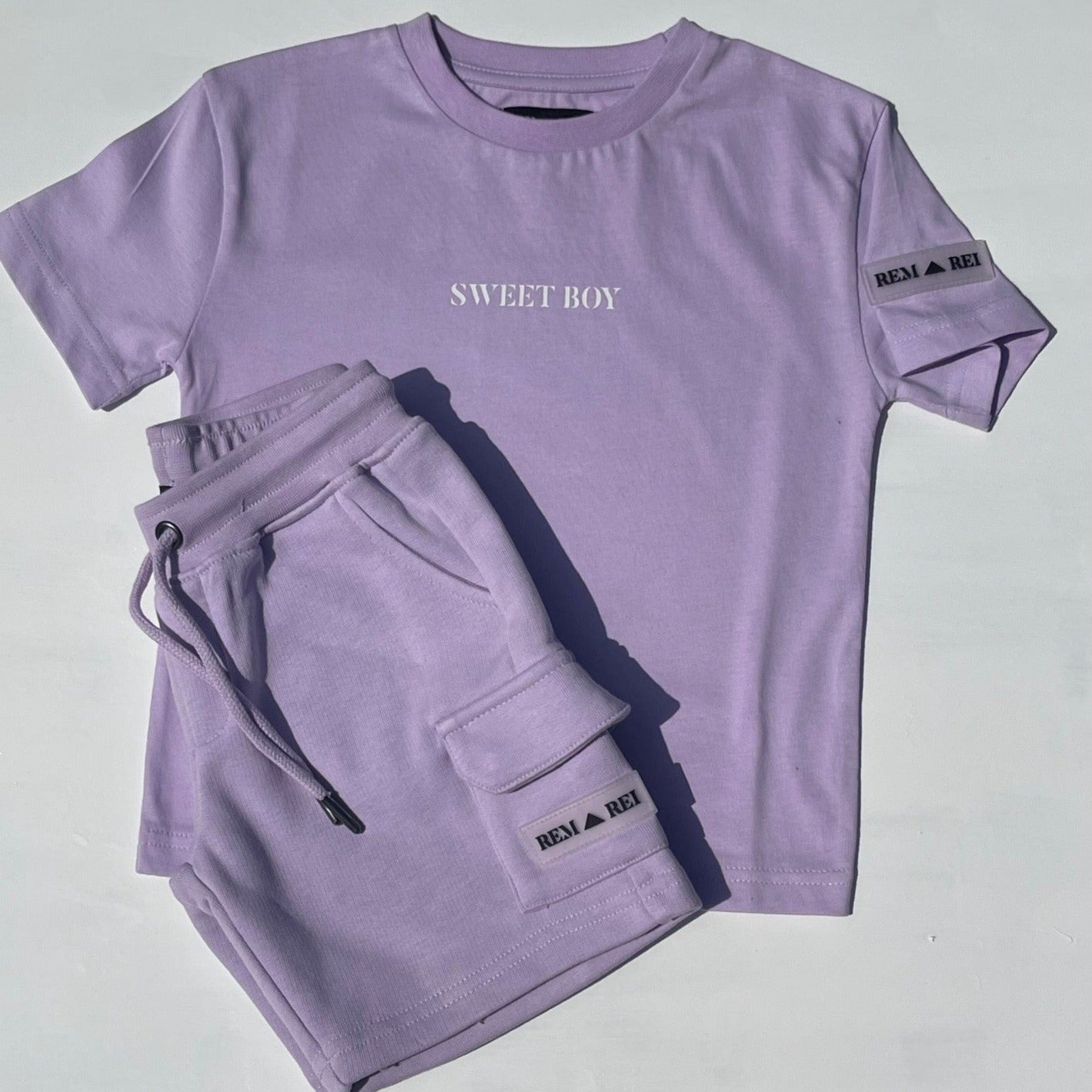 Boys lilac shorts - Rem & Rei