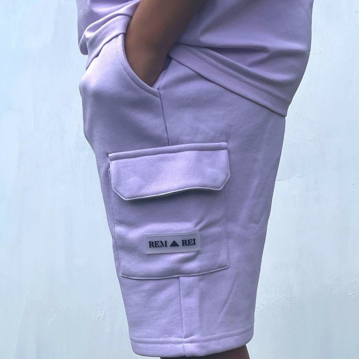 Boys lilac shorts - Rem & Rei