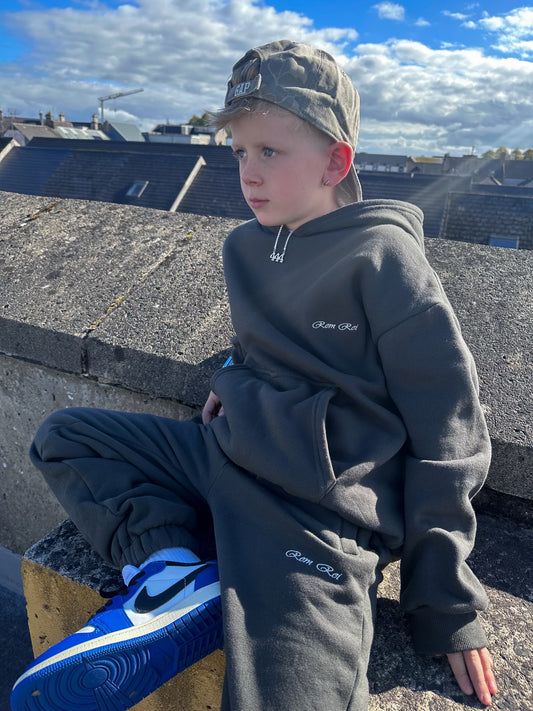 Boys Dark Grey Hoodie