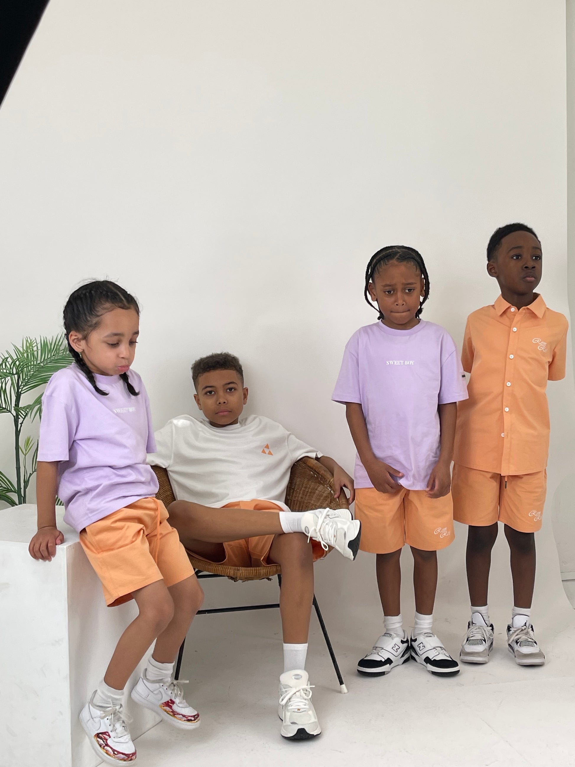 Bold and colourful kids' summer fashion