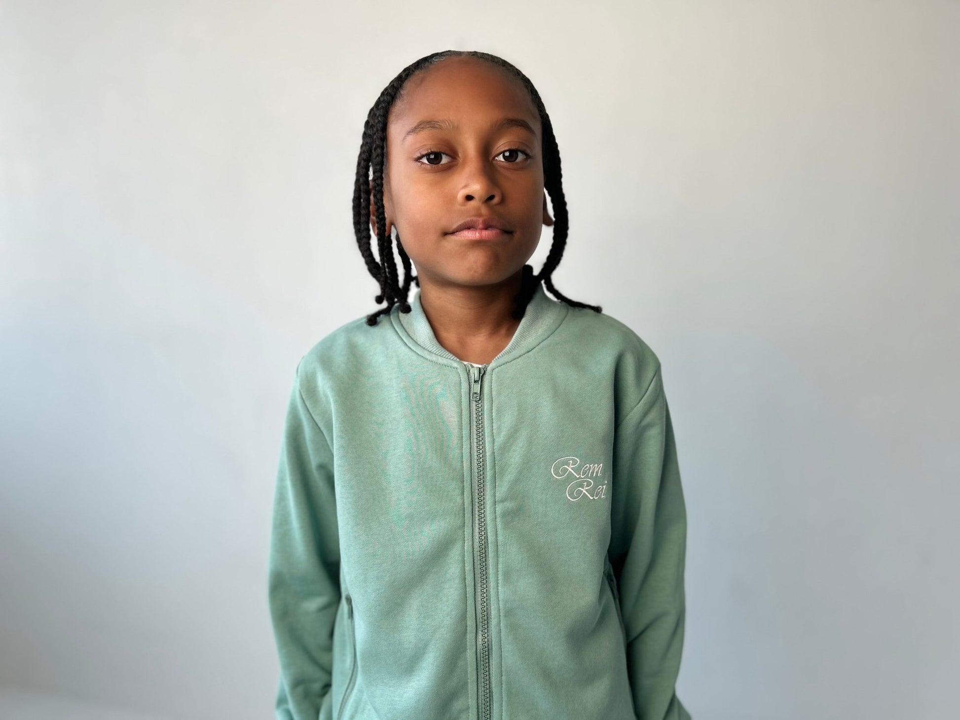 Boys pastel green lightweight jacket