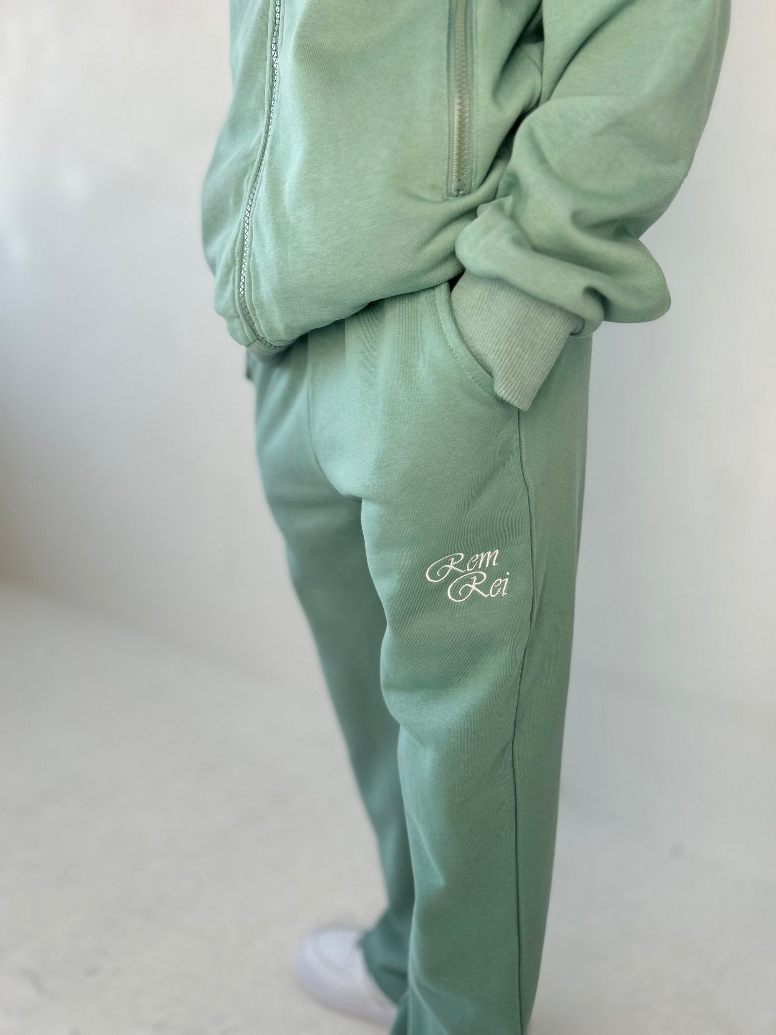 Detailed view of joggers from the Boys smart Lightweight Tracksuit with adjustable waistband